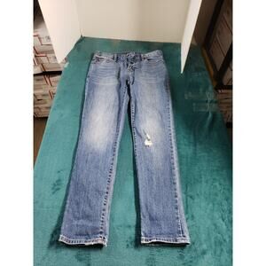 Gap Jeans Size 24 Womens Blue Denim Stretch Denim Pants Mid Rise Girlfriend